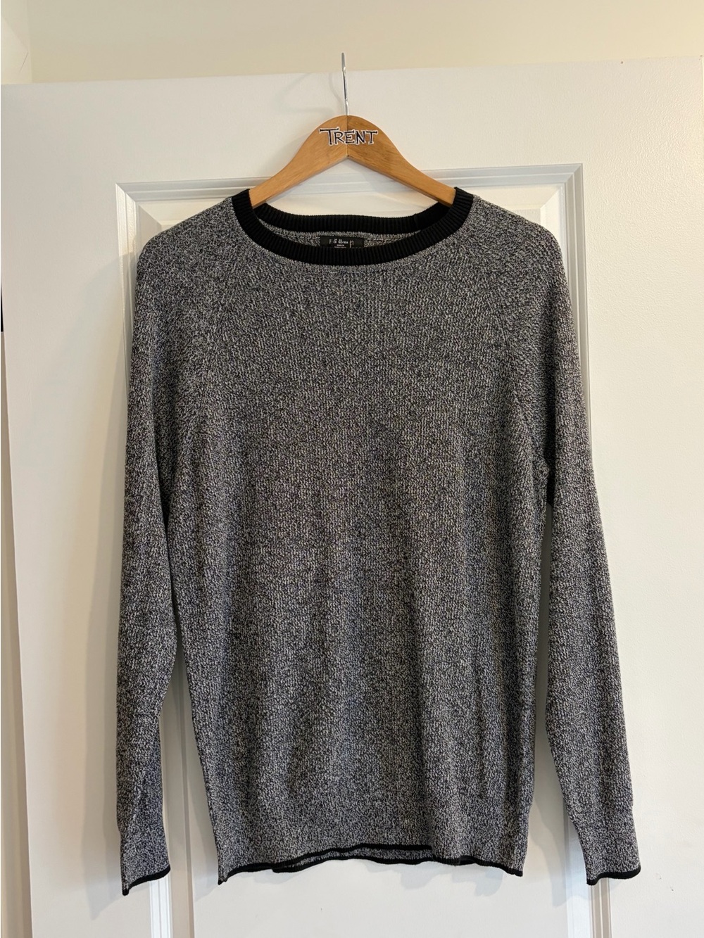 Forever 21 Men's Gray Marled Crewneck Sweater